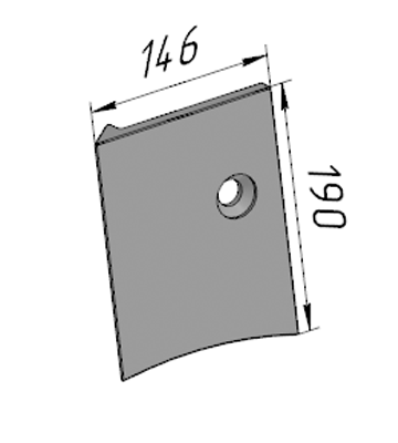 Р-327(S) (CLB20.8.3.4-5; 12293145) Защита левой стойки SANY (CLB20)